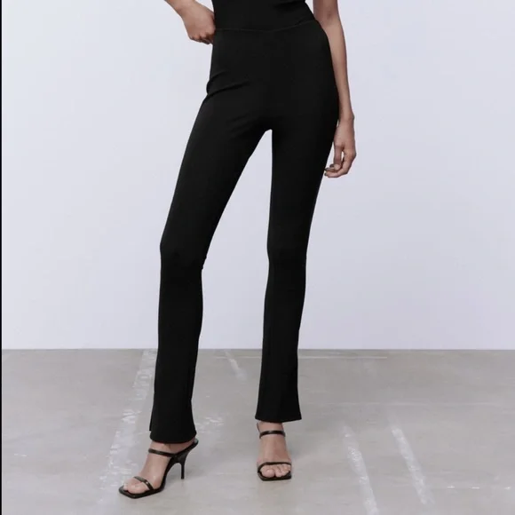 ZARA Ottoman Slit Leggings